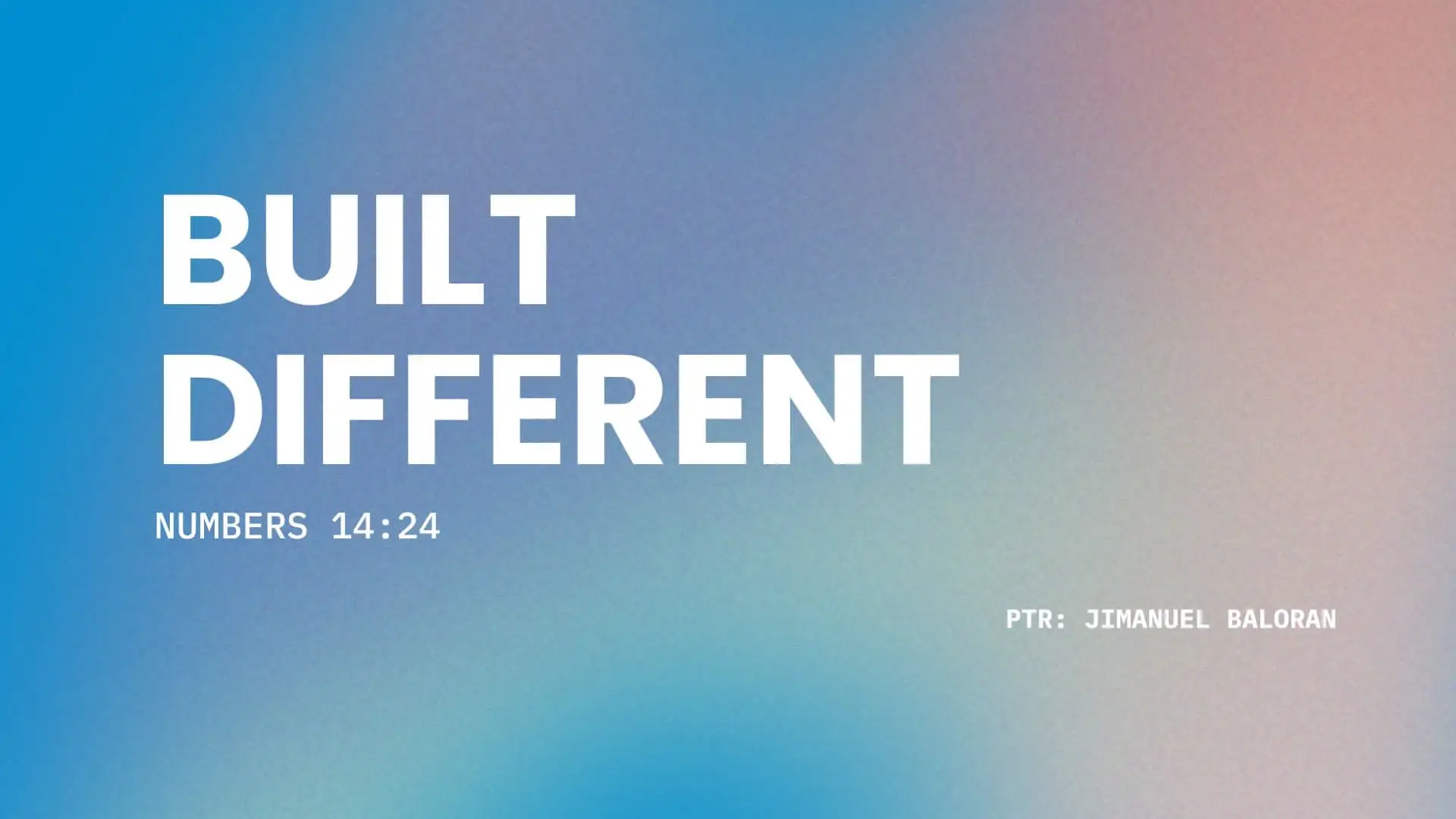 Built Different