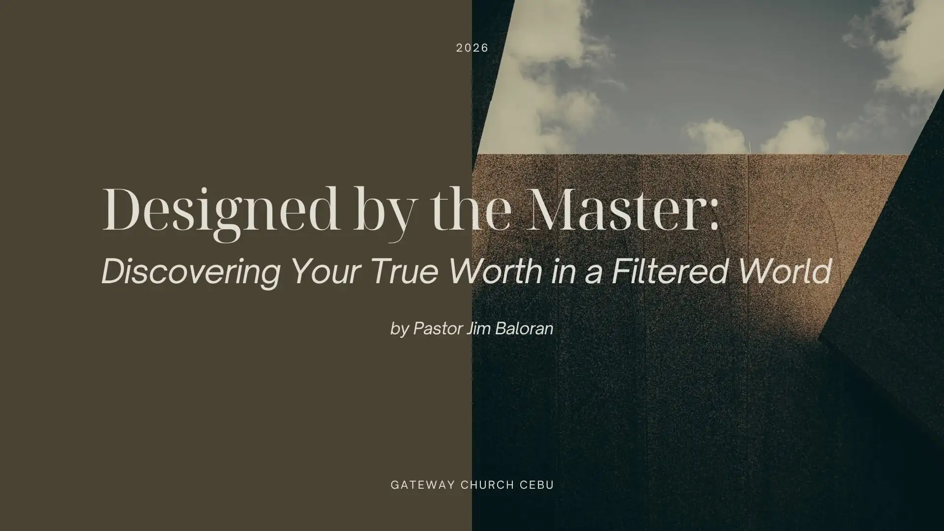 Designed by the Master: Discovering Your True Worth in a Filtered World